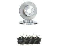 RIDEX 3405B2487 Kit de discos de freno y pastillas