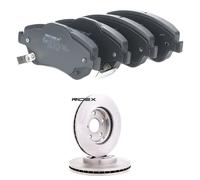 RIDEX 3405B2612 Kit de discos de freno y pastillas