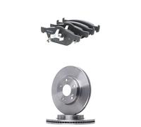 RIDEX 3405B2823 Kit de discos de freno y pastillas