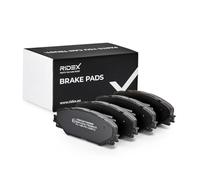 RIDEX 402B0241 Juego para eje Juego de pastillas de freno Delantero con accesorios Compatible con TOYOTA RAV 4 III ACA3, ACE, ALA3, GSA3, ZSA3