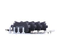 RIDEX 402B1400 Juego para eje Juego de pastillas de freno Trasero con chapa antichirrido Compatible con VW Golf 7 Hatchback 5G1, BQ1, BE1, BE2