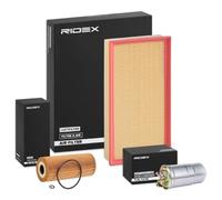 RIDEX 4055F7709 Kit de filtros Juego de filtro Set de filtros Juego de filtros compatible con VW Golf IV Hatchback 1J1 Golf IV Variant 1J5 Bora Sedán 1J2 New Beetle Hatchback 9C1, 1C1 Bora Variant 1J6