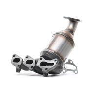 RIDEX 429C0198 Catalizador con piezas de montaje con conexión de sonda Lambda con junta(s) para colector de escape compatible con OPEL Corsa D Hatchback S07