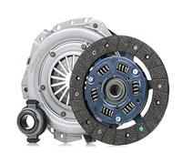 RIDEX 479C0006 Kit de embrague con placa de apriete de embrague con apoyo con plato de embrague con cojinete de desembrague Compatible con PEUGEOT 206 Fastback 2A/C