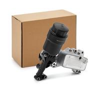 RIDEX 590H0009 Caja del filtro de aceite sin filtro con radiador Compatible con MERCEDES-BENZ Clase C T-modell S204