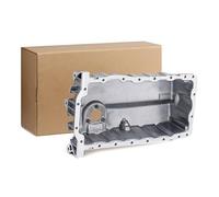 RIDEX 592O0023 Cárter de aceite con tornillo purga aceite sin junta de cárter de aceite con junta tórica con taladro para sensor de nivel de aceite Compatible con VW Golf V Hatchback 1K1