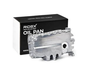 RIDEX 592O0074 Cárter de aceite con tornillo purga aceite con taladro para sensor de nivel de aceite sin junta de cárter de aceite con junta tórica Compatible con VW Polo V Hatchback 6R1, 6C1