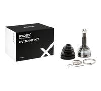 RIDEX 5J0113 Juego de articulación árbol de transmisión con tuerca almenada rebajada Co manguito de caucho Compatible con TOYOTA COROLLA Compact E11