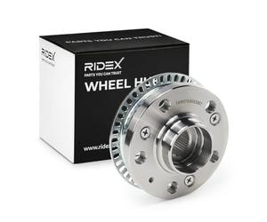 RIDEX 653W0002 Cubo de rueda Delantero con anillo sensor ABS Compatible con VW Golf 4 Hatchback 1J1