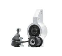 RIDEX 771R0156 Juego de reparación suspensión de ruedas Delantero, izquierda Kit de brazos de suspensión Juego de reparación de brazo de suspensión compatible con VW GOLF VI 5K1 TOURAN 1T1, 1T2