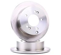 RIDEX 82B0242 2x Disco de freno Trasero sin tornillos compatible con HYUNDAI SONATA V NF