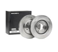 RIDEX 82B0844 2x Disco de freno Delantero sin tornillos Compatible con NISSAN JUKE F15