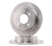 RIDEX 82B1421 2x Disco de freno Trasero sin tornillos Compatible con HYUNDAI i10 PA