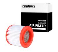 RIDEX 8A0496 Filtro de aire cilíndrico Cartucho filtrante & Filtro de recirculación aire con rejilla incorporada
