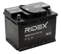RIDEX Batería 60, Ah 540, A/EN 1S0003 L 242mm B 175mm H 190mm compatible con VW Polo V Hatchback 6R1, 6C1 Polo IV Hatchback 9N, 9A Golf VII Hatchback 5G1, BQ1, BE1, BE2 GOLF II 19E, 1G1 GOLF VI 5K1