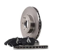 RIDEX Discos de Freno Delantero Pastillas adecuado para MERCEDES-BENZ SLK