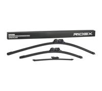 RIDEX Escobilla Limpiaparabrisas Juego de 2 Escobillas con spoiler Delante Posterior | Tipo de escobilla: Sin marco | Longitud 1: 650mm | Longitud 2: 450mm | Longitud: 280mm 298W17030