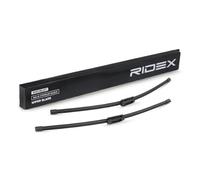 RIDEX Escobilla Limpiaparabrisas Juego de 2 Escobillas con spoiler Delante | Tipo de escobilla: Escobilla con hoja plana Sin marco | Longitud 1: 600mm | Longitud 2: 550mm 298W0127