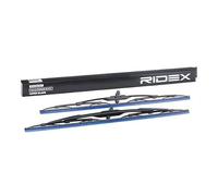 RIDEX Escobilla Limpiaparabrisas Juego de 2 Escobillas con spoiler Delante | Tipo de escobilla: Estándar | Longitud 1: 600mm | Longitud 2: 600mm 298W0166