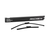RIDEX Escobilla Limpiaparabrisas Juego de 2 Escobillas con spoiler Delante | Tipo de escobilla: Limpiaparabrisas híbrido | Longitud 1: 650mm | Longitud 2: 400mm 298W0112