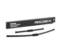 RIDEX Escobilla Limpiaparabrisas Juego de 2 Escobillas con spoiler Delante | Tipo de escobilla: Sin marco | Longitud 1: 650mm | Longitud 2: 380mm 298W0080
