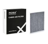 RIDEX Filtro de habitáculo 424I0678 Filtro de carbón activado Altura: 20 Ancho: 225 Longitud: 211 compatible con NISSAN MICRA IV K13 NOTE E12 MICRA V K14