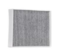 RIDEX Filtro de habitáculo 424I0726 Filtro aire fresco Filtro de carbón activado Altura: 35 Ancho: 188 Longitud: 248 compatible con MERCEDES-BENZ Clase C T-modell S205 Clase C Sedán W205 GLC X253