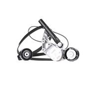 RIDEX Juego de correas trapeciales poli V 542R0040 incl. rodillo tensor EPDM (Ethylen-Propylen-Dien-Caucho) compatible con VW Golf IV Hatchback 1J1 Golf IV Variant 1J5 Bora Sedán 1J2, AUDI, SKODA