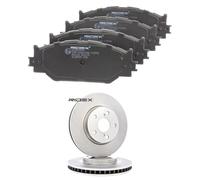 RIDEX Kit de discos de freno y pastillas 3405B2560 Eje delantero sin tornillos ventilación interna compatible con LEXUS IS II GSE2, ALE2, USE2 IS C GSE2 IS III GSE3, AVE3
