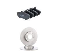 RIDEX Kit de discos de freno y pastillas 3405B3158 Eje delantero Chapa antichirridos macizo compatible con AUDI A4 B5 Sedán 8D2 A4 B5 Avant 8D5