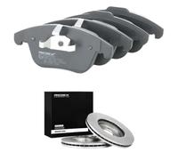 RIDEX Kit de Discos de Freno y Pastillas - Discos de Freno Eje delantero 326,0 ventilación interna - Pastillas de Freno compatible con JAGUAR S-Type X200, DAIMLER Super Eight X350 con clip de émbolo