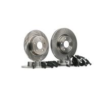 RIDEX Kit de Discos de Freno y Pastillas - Discos de Freno Eje delantero Eje trasero 300,0 280 ventilación interna macizo - Pastillas de Freno compatible con FORD C-Max II DXA/CB7, DXA/CEU Chapa