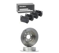 RIDEX Kit de Discos de Freno y Pastillas - Discos de Freno Eje trasero 291,0 macizo - Pastillas de Freno compatible con TOYOTA Crown Berlina S210, LEXUS IS II GSE2, ALE2, USE2 sin tornillos