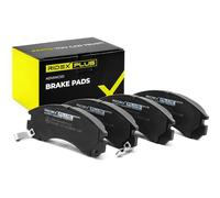 RIDEX PLUS 402B0069P Juego para eje Juego de pastillas de freno Delantero Chapa antichirridos compatible con PEUGEOT 4007 VU, VV