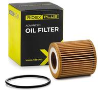 RIDEX PLUS Filtro de aceite motor Cartucho filtrante con junta 7O0246P compatible con OPEL Corsa F Hatchback P2JO Crossland X P17, P2QO Grandland X A18, P1UO MOKKA Combo E Furgoneta/Familiar X19, K9