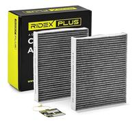 RIDEX PLUS Filtro de habitáculo 424I0202P Filtro de carbón activado Altura: 31 Ancho: 207 Longitud: 245