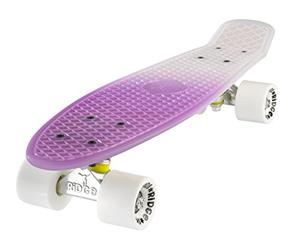 Ridge Emad 55,88 cm HyperLight cambian Sensible a la luz Mini monopatín White Wheels