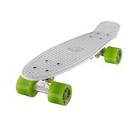 Ridge Original 22" Cruiser Skateboard, Unisex, Blanco/Verde (Blanc/Vert), 55 cm