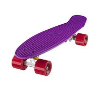 Ridge Original 22" Cruiser Skateboard, Unisex, Morado/Rojo (Violet/Rouge), 55 cm