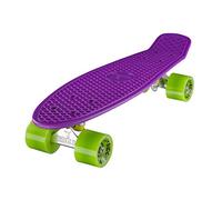 Ridge Original 22" Cruiser Skateboard, Unisex, Morado/Verde (Violet/Vert), 55 cm