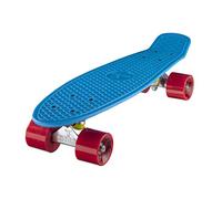 Ridge Original 22" Cruiser Skateboard, Unisex-Youth, Azul/Rojo, 56 cm