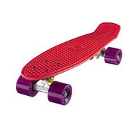 Ridge Original 22" Cruiser Skateboard, Unisex-Youth, Rojo/Púrpura, 56 cm