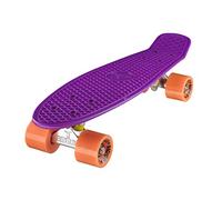 Ridge Retro 22 - Skateboard, Color Morado y Naranja, 55 cm (22'')