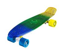 Ridge Skateboards Neochrome Mini Cruiser 22", 55cm, Completa, Rainbow, Metallics, Fades