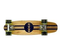 Ridge Skateboards Original Cruiser en Arce, 22", 56 cm, Blanco Brillante/Negro