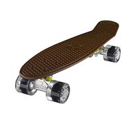 Ridge Skateboards Retro Mini Cruiser Original, Unisex, Marrónn/Claro, 22 Inch
