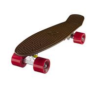 Ridge Skateboards Retro Mini Cruiser Original, Unisex, Marrónn/Rojo, 22 Inch