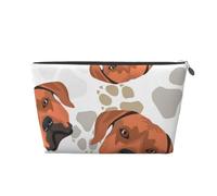 Ridgeback de Rodesia con Amor, Bolsa de artículos de tocador Bolsa de Maquillaje Bolsa de cosméticos Bolsa de artículos de tocador de Viaje portátil