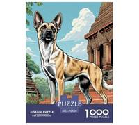 Ridgeback tailandés Puzzle 1000 Piezas Rompecabezas DIY Perro Mascota Juego Educativo Rompecabezas para Adultos Y Niños Regalos para Mujeres, Regalos para Hombres70x50cm/1000pcs