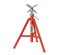 RIDGID 22168 Modelo VF-99 Soporte alto de tubo, plegable y con cabeza en V, Soporte de tubo de 304 mm